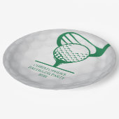 ラストスイングザゴフリングや輪バチュラーパーティ ペーパープレート (アングル)