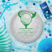 ラストスイングザゴルフゴリングや輪バチェロレッテ ペーパープレート (パーティー)