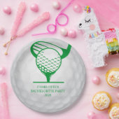 ラストスイングザゴルフゴリングや輪バチェロレッテ ペーパープレート (パーティー)