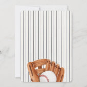 ラストスイングザーズリングや輪野球ブライダルシャワー 招待状 (裏面)