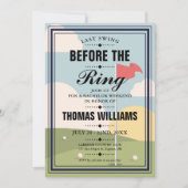 ラストスイングバチェラーゴルフウィークエンドパーティー 招待状 (正面)