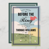 ラストスイングバチェラーゴルフウィークエンドパーティー 招待状 (正面/裏面)