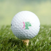 ラストスウィングビフォアザリングゴルフバチェロレッテパーティー ゴルフボール (インサイチュ 木)