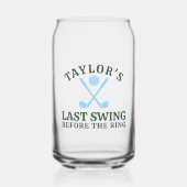 ラストスウィングビフォーザリングゴルフバチェラー ガラス缶 (正面)