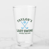 ラストスウィングビフォーザリングゴルフバチェラー タンブラーグラス (正面)