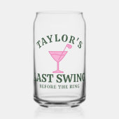 ラストスウィングビフォーザリングゴルフバチェロレッテ ガラス缶 (正面)