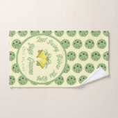 ラストスウィングビフォーザリング　セージ＆クリームのウェディング ハンドタオル (ハンドタオル)