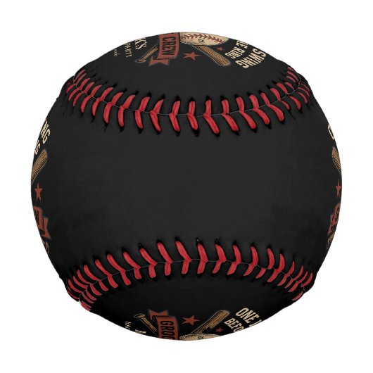 ラストスウィングベースボールバチェラーパーティー 野球ボール (正面)