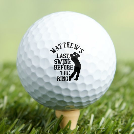 ラストスウィング・バチェラー・パーティー ゴルフボール