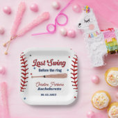 ラストスウィング・ビフォア・ザ・リング 野球  ブラコン ペーパープレート (パーティー)