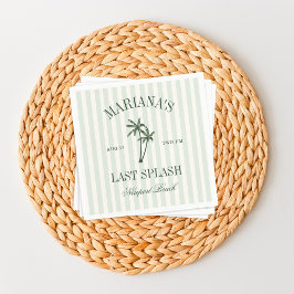 ラストスプラッシュビーチパームズバチェロレッテ スタンダードカクテルナプキン
