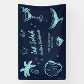 ラストスプラッシュマーメイドビーチバチェロレッテパーティー 横断幕 (縦)