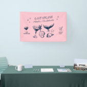 ラストスプラッシュマーメイドピンクビーチバチェロレッテパーティー 横断幕 (トレードショー)