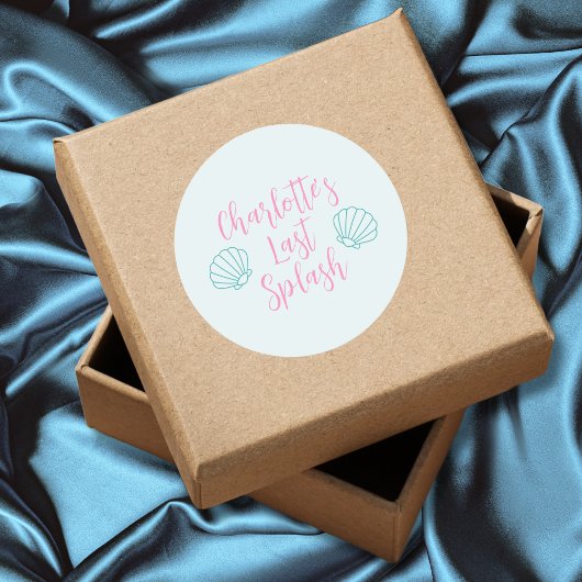 ラストスプラッシュ シーシェル ビーチ ブライズメイド パーティー ラウンドシール