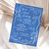 ラストスプラッシュ ハンドドローンビーチウィークエンドバチェロレッテ 招待状