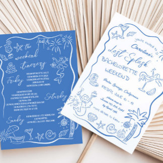 ラストスプラッシュ ハンドドローンビーチウィークエンドバチェロレッテ 招待状