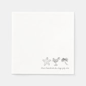 ラストスプラッシュ バチェロレッテパーティー サプライズ ナプキン スタンダードカクテルナプキン (正面)