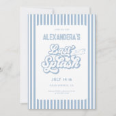 ラストスプラッシュ・バチェロレッテパーティー 招待状 (正面)