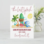 ラストスプラッシュ ビーチ サーフィン ブライズメイドパーティ 招待状 (スタンド正面)