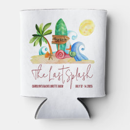 ラストスプラッシュ ビーチ サーフィン ブライズメイドパーティ 缶クーラー