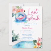 ラストスプラッシュ フラミンゴ バチェロレッテウィークエンド 招待状 (正面)