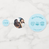 ラストスプラッシュ ブライズシャワー デコ フォト コンフェッティ (裏面)