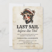 ラストセイルザヴェールレトロバチェロレッテ 招待状 (正面)