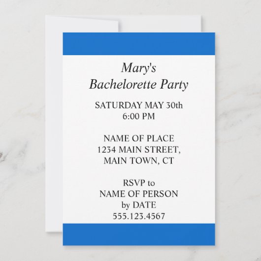 ラストセイルヴェイルクルーズ招待状 招待状 (裏面)