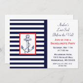 ラストセイル·ブエザヴェール·バチェロレッテ招待状 招待状 (正面/裏面)