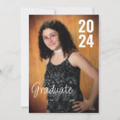 ラストタッセル卒業パーティー招待状 招待状 (裏面)