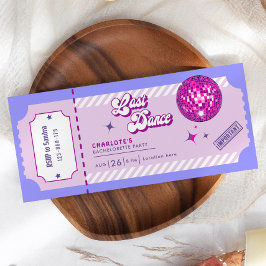 ラストダンスディスコバチェロレッテ招待状
