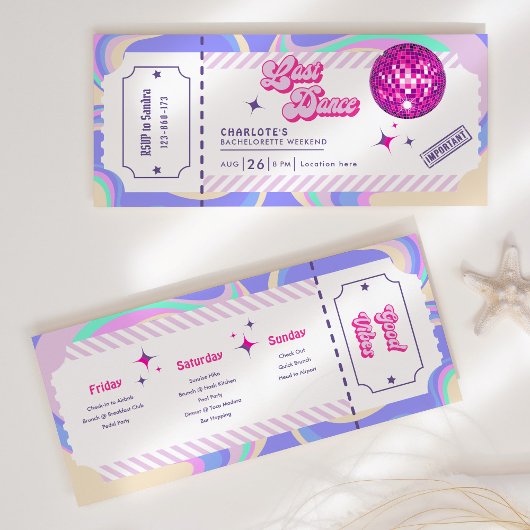 ラストダンスディスコバチェロレッテ週末招待状