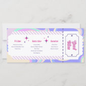 ラストダンスディスコバチェロレッテ週末招待状 (裏面)