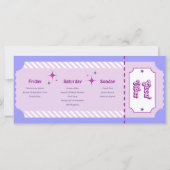 ラストダンスディスコバチェロレッテ週末招待状 (裏面)