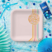 ラストダンスレトロ卒業パーティー ペーパープレート (パーティー)