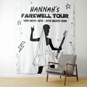 ラストツアーパンクロックバンドバチェロレッテウェルカムサイン タペストリー (インサイチュ)