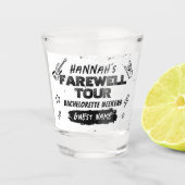 ラストツアー パンクロックバンド ブライズメイドパーティー名 ショットグラス (正面)