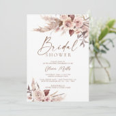 ラストテラエレガントコッタパンパスボホブライダルシャワー 招待状 (スタンド正面)