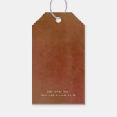 ラストテラコッタフローラパンパスグラスサンキュー ギフトタグ (裏面)