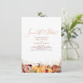 ラストテラコッタフローラパンプキンス秋保存日付 案内状 (スタンド正面)