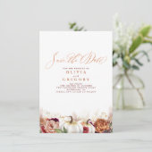 ラストテラコッタフローラパンプキンス秋保存日付 案内状 (スタンド正面)