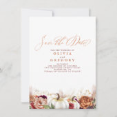 ラストテラコッタフローラパンプキンス秋保存日付 案内状 (正面)