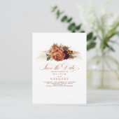 ラストテラコッタフローラボホ秋保存日付 案内ポストカード (スタンド正面)