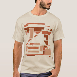 ラストテラコッタベージュサウスウエストアートデザイン Tシャツ