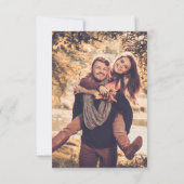 ラストテラコッタ秋乾燥花模様パンパスグラス セーブザデート (裏面)