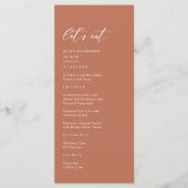 ラストテラコッタ結婚ズ メニュー (正面)