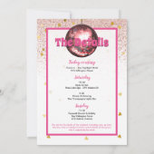 ラストディスコウィークエンドバチェロレッテパーティー 招待状 (裏面)