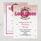 ラストディスコウィークエンドバチェロレッテパーティー 招待状 (正面/裏面)