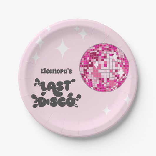 ラストディスコウェルカムサイン ペーパープレート (正面)