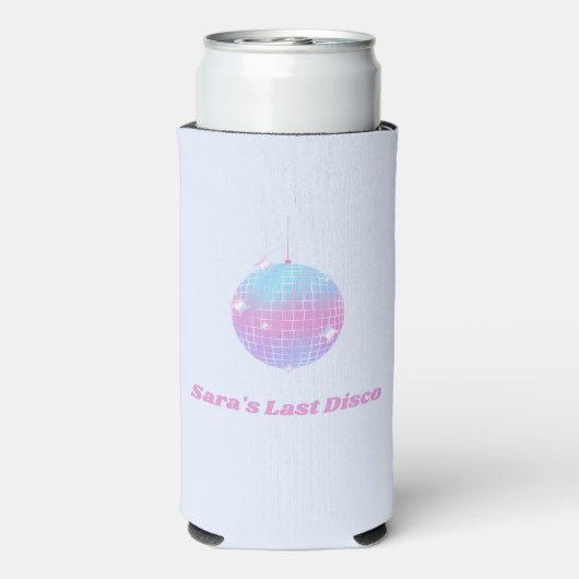 ラストディスコバチェロレッテセルツァークーラーボックス スリム缶クーラー (Seltzer裏面)